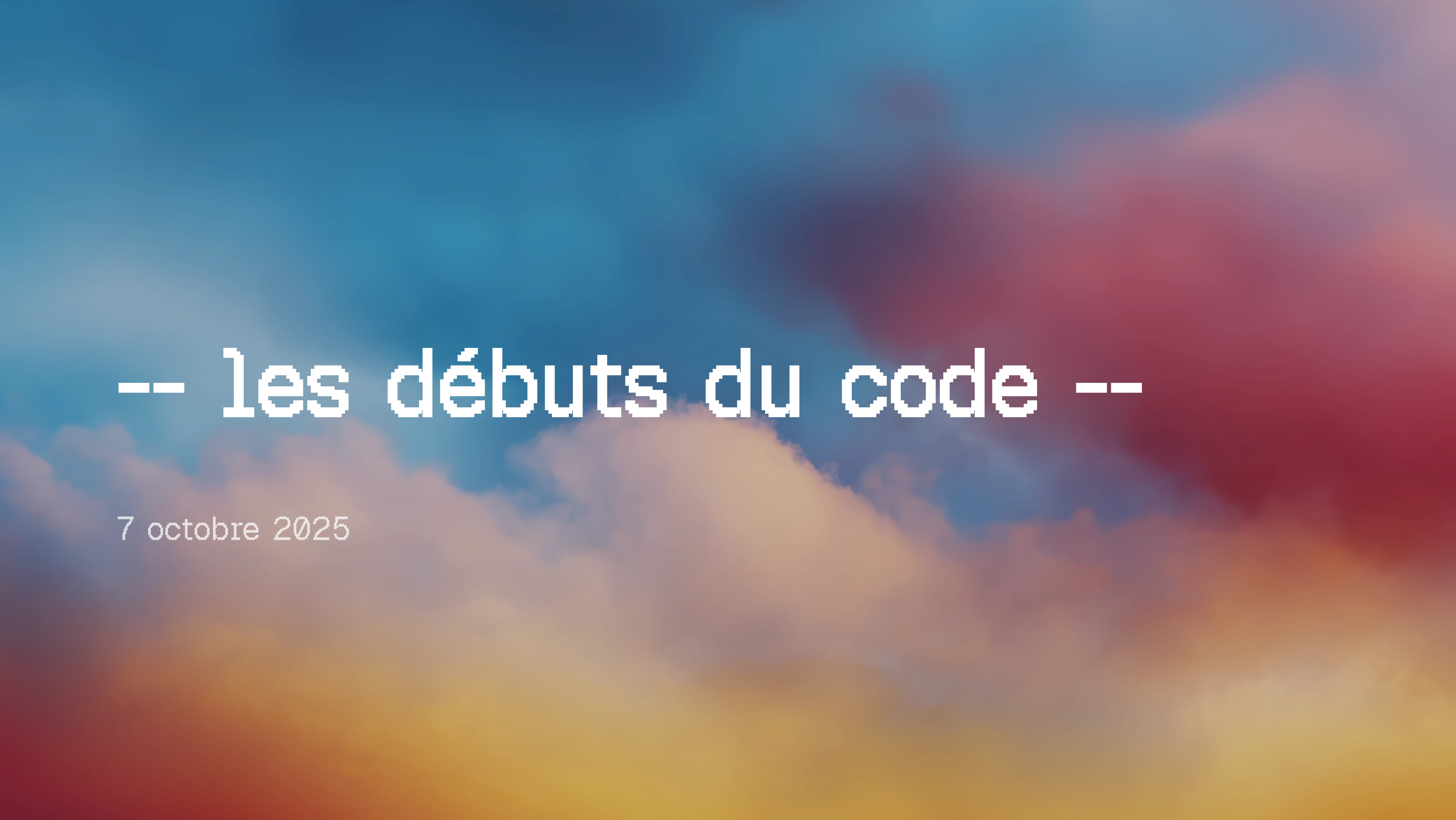 Quand tout a commencé